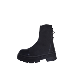 Bottines noires lacets