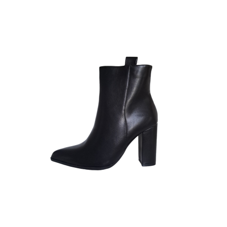 Bottines noires talon