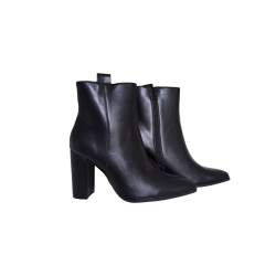 Bottines noires talon