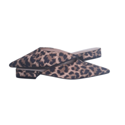 Mules pointues Léopard
