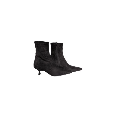 Bottines beige en daim