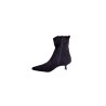 Bottines noires en daim