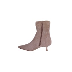 Bottines noires en daim