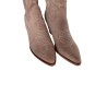 Santiags hautes beige
