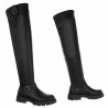 Bottes hautes femme noires à talon – Livraison gratuite | Ocean of Shoes